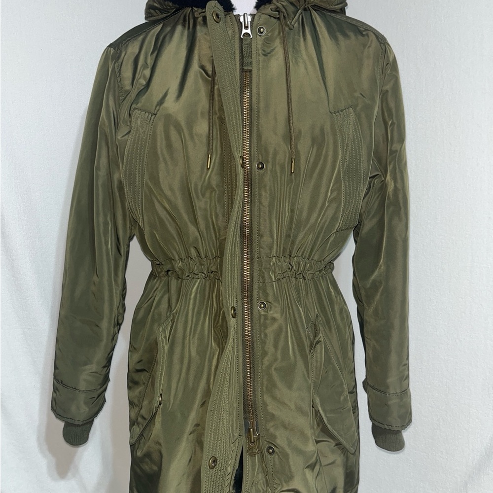 GAP Women's Utility Jacket in Olive Green - Picture 5 of 7